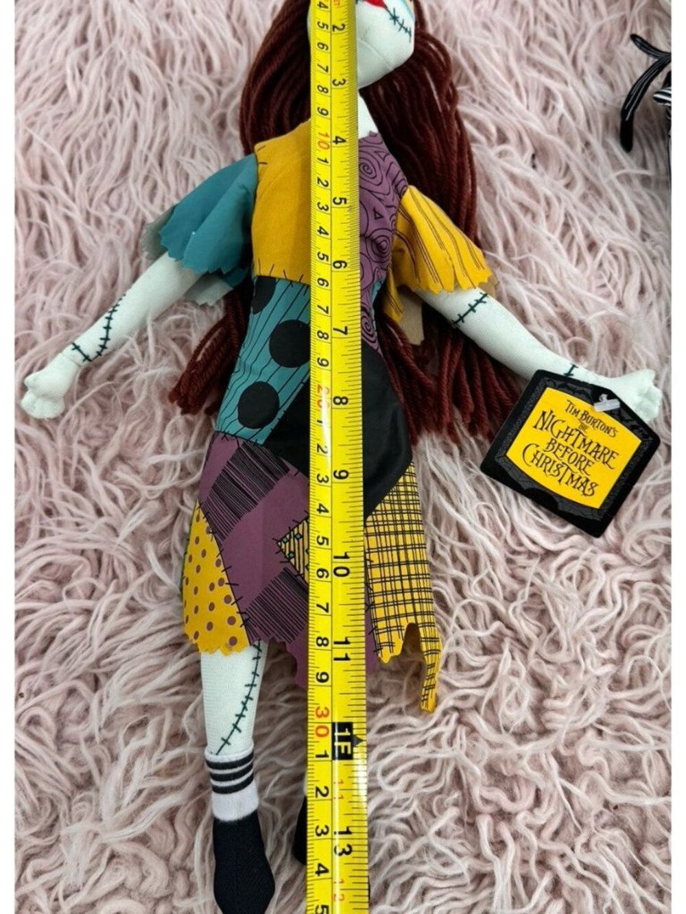 RARE 2004 NECA Jack Skellington and Sally Plush dolls Nightmare Before Christmas - Picture 14 of 16
